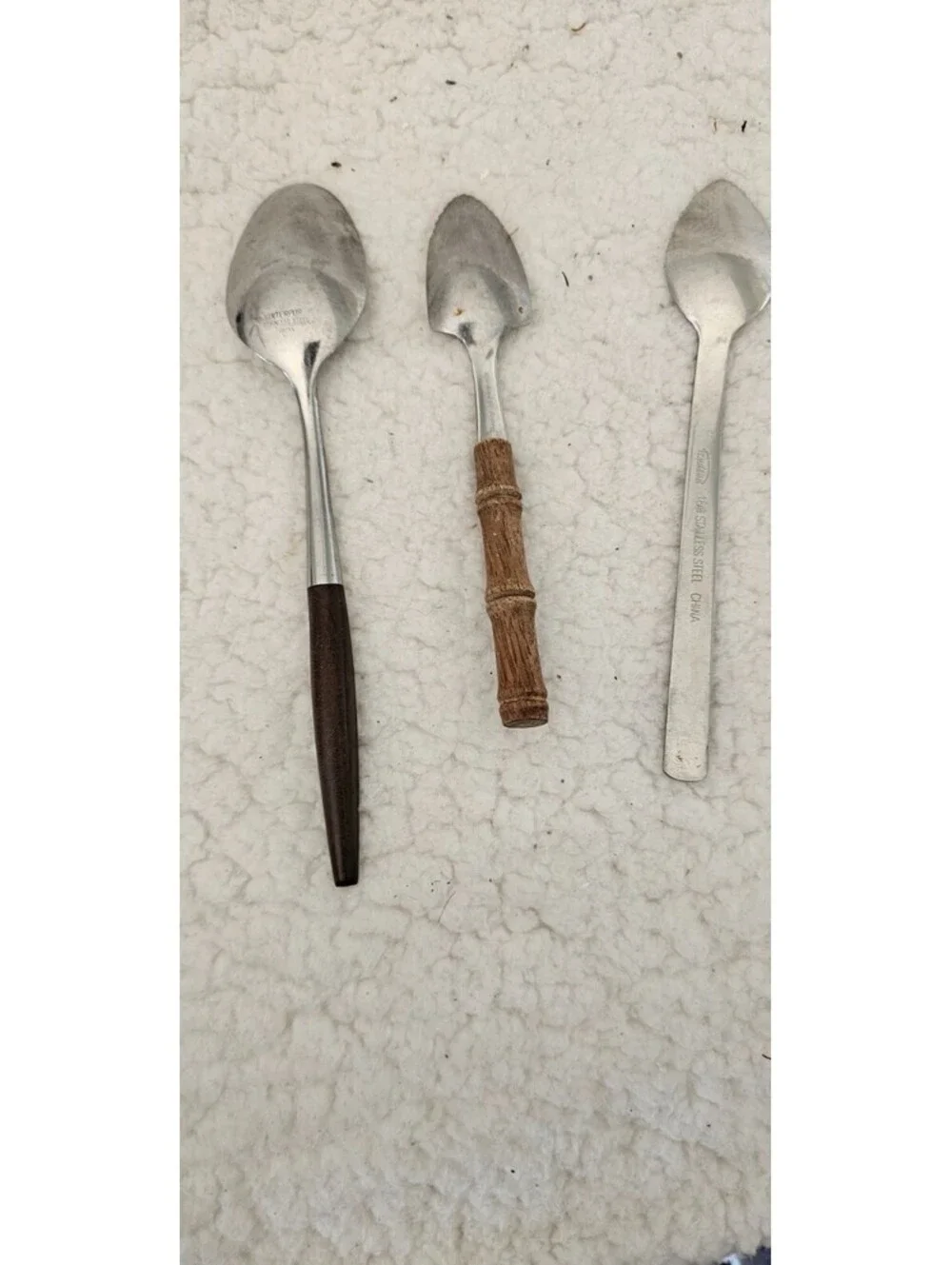 (Lot of 3) Grapefruit & Regular Spoons Stainless Steel Interpur Trudeau Japan
